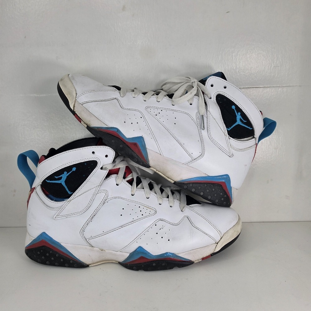 Size 11.5 - Air Jordan 7 Orion Retro Sneaker Shoes 2010 White 304775-105 No Box - Picture 9 of 9